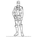 How to Draw Erwin Smith from Attack on Titan