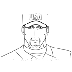 How to Draw Joe Gibson from Major