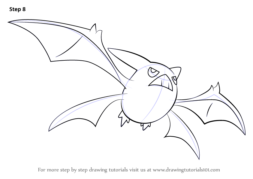 Learn How to Draw Crobat from Pokemon (Pokemon) Step by Step : Drawing