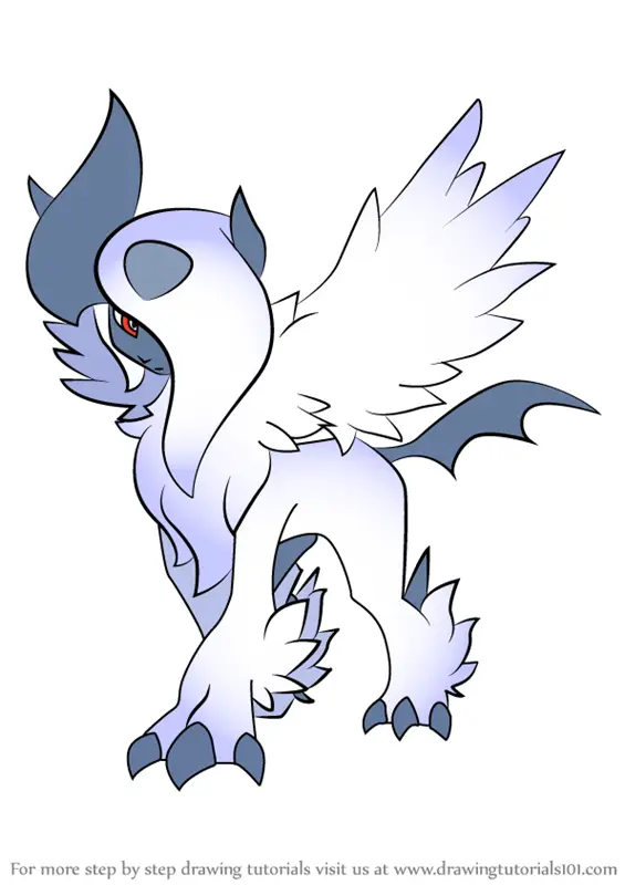 absol pokemon coloring pages - photo #26