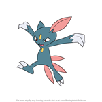 How to Draw Sneasel from Pokemon