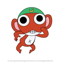 How to Draw Saruru from Sgt. Frog