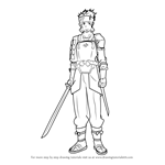 How to Draw Klein from Sword Art Online