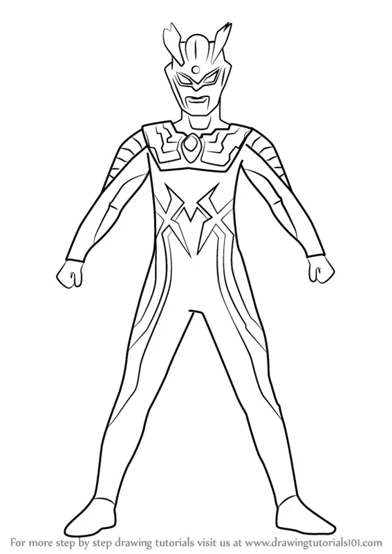 ultraman zero coloring pages - photo #15