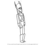 How to Draw Tin Soldier from Fantasia
