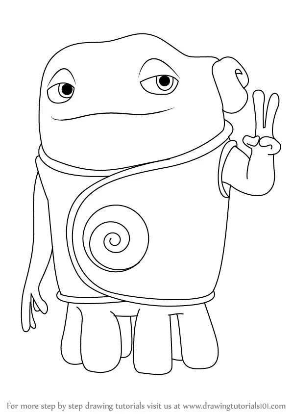 oh from the movie home coloring pages - photo #17