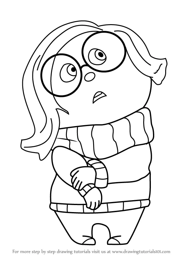 sadness from inside out coloring pages - photo #27