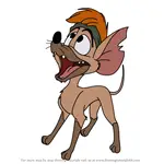 How to Draw Tito from Oliver & Company