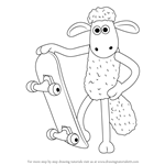 How to Draw Shaun from Shaun the Sheep