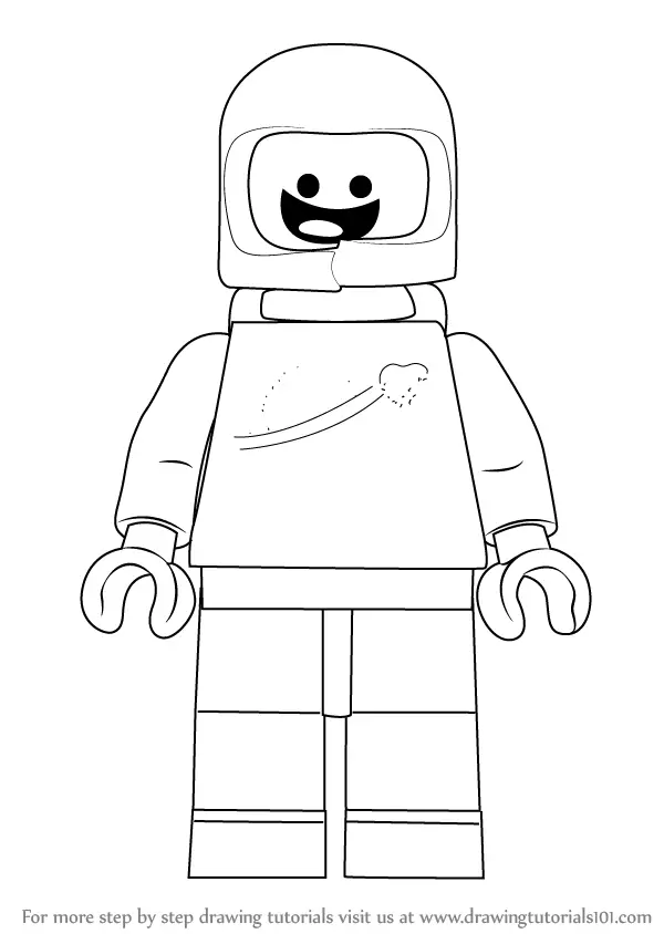 Step by Step How to Draw Benny from The LEGO Movie