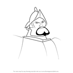 How to Draw Hernán Cortés from The Road to El Dorado