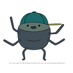 How to Draw Party Beetle from Adventure Time