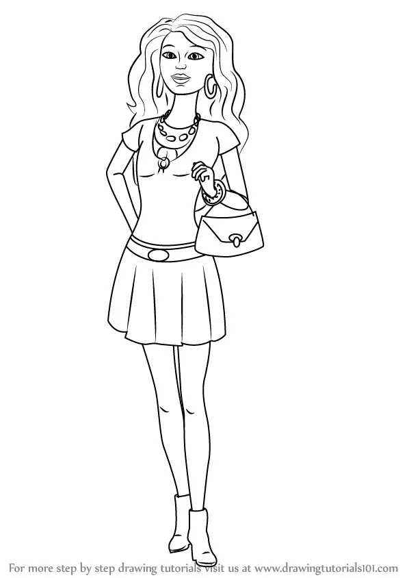 barbie dream house printable coloring pages - photo #40