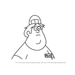 How to Draw Deuce from Gravity Falls