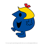 How to Draw Little Miss Brainy from Mr. Men