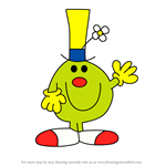 How to Draw Mr. Funny from Mr. Men