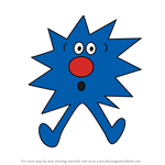 How to Draw Mr. Sneeze from Mr. Men