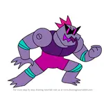 How to Draw Mecha Lizard from OK K.O.! Let's Be Heroes