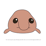How to Draw Bob the Blobfish from Octonauts
