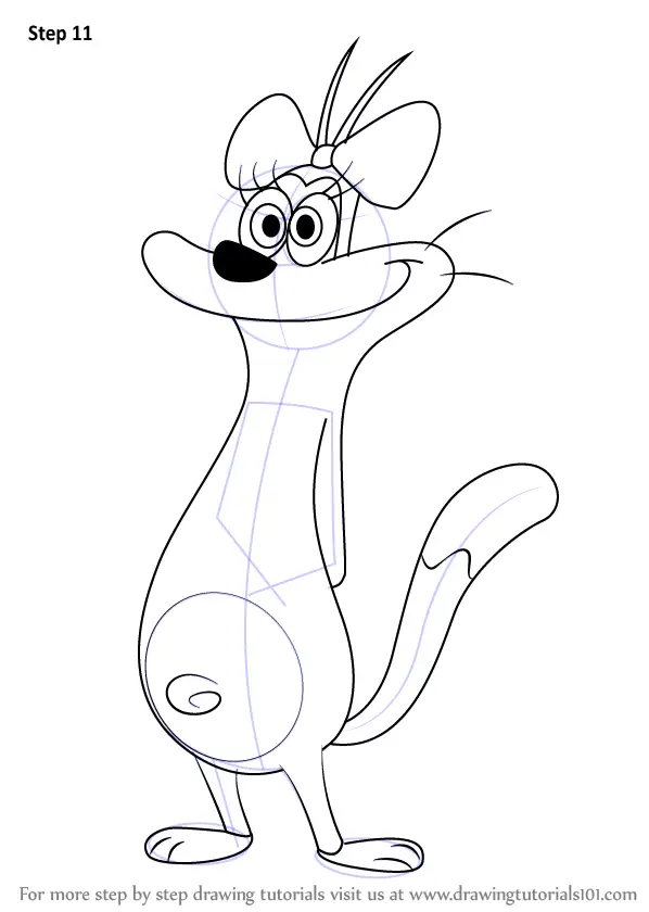 oggy and olivia coloring pages - photo #5