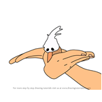 How to Draw Seagull from Oobi