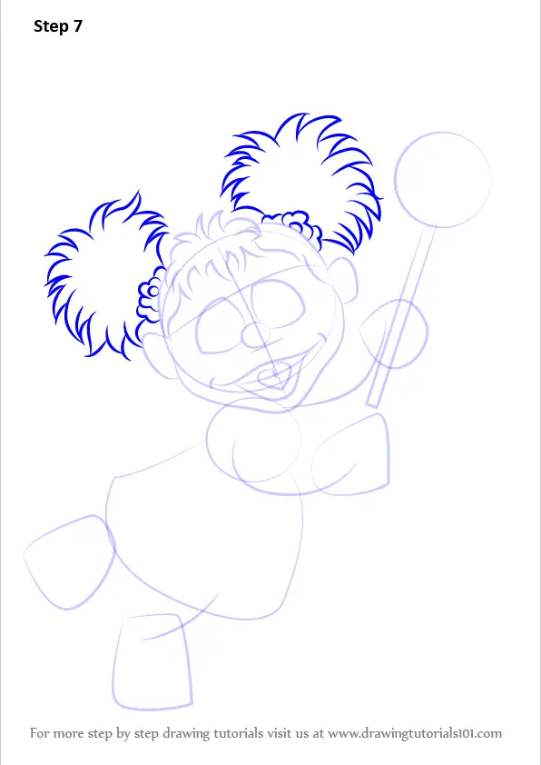 Step by Step How to Draw Abby Cadabby from Sesame Street