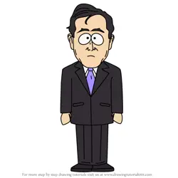 How to Draw Gordon Brown from South Park
