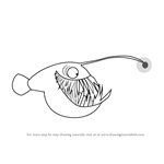 How to Draw Anglerfish from Stoked