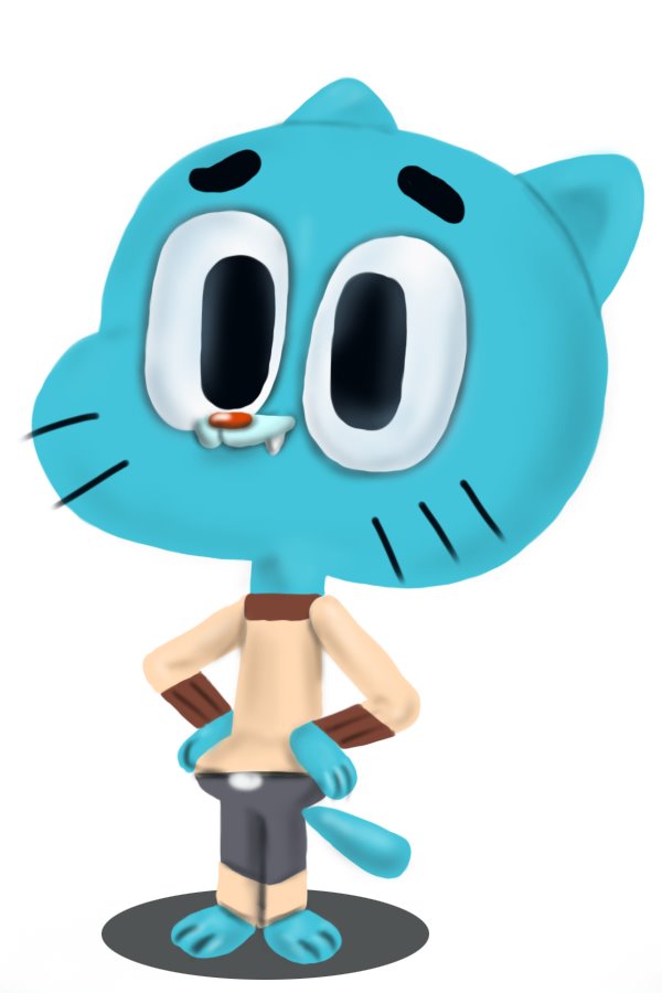 Learn How To Draw Gumball Watterson From The Amazing World Of Gumball