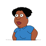 How to Draw Loretta Brown from The Cleveland Show