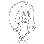 How to Draw Janey Powell from The Simpsons