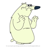 How to Draw Polar Bear from Zig & Sharko