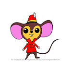 How to Draw Chibi Timothy Q. Mouse from Dumbo