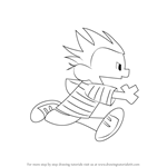 How to Draw Calvin from Calvin and Hobbes