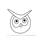 How to Draw an Owl Face for Kids