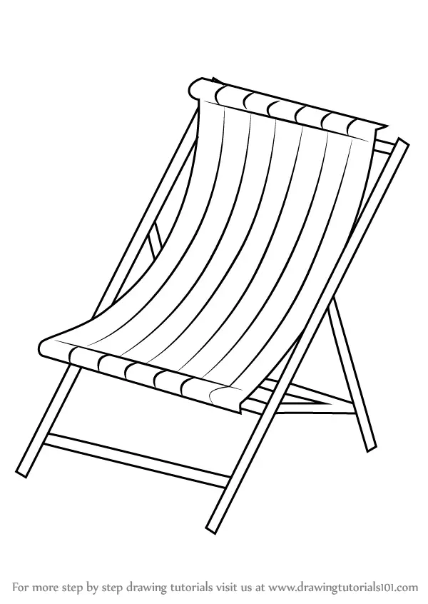 Modern How To Draw A Beach Chair Step By Step for Small Space