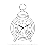 How to Draw a Vintage Clock