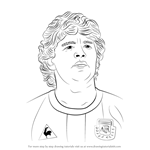 How to Draw Diego Maradona