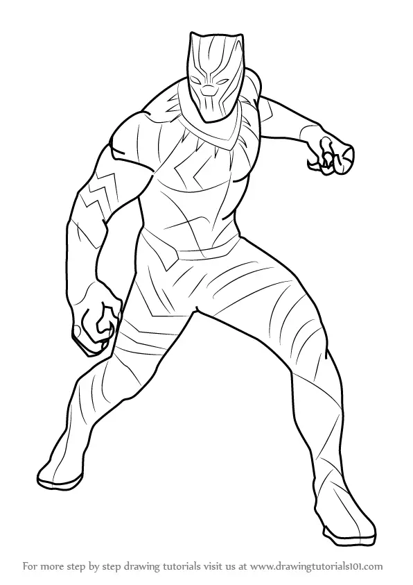 coloring pages black panther - photo #49