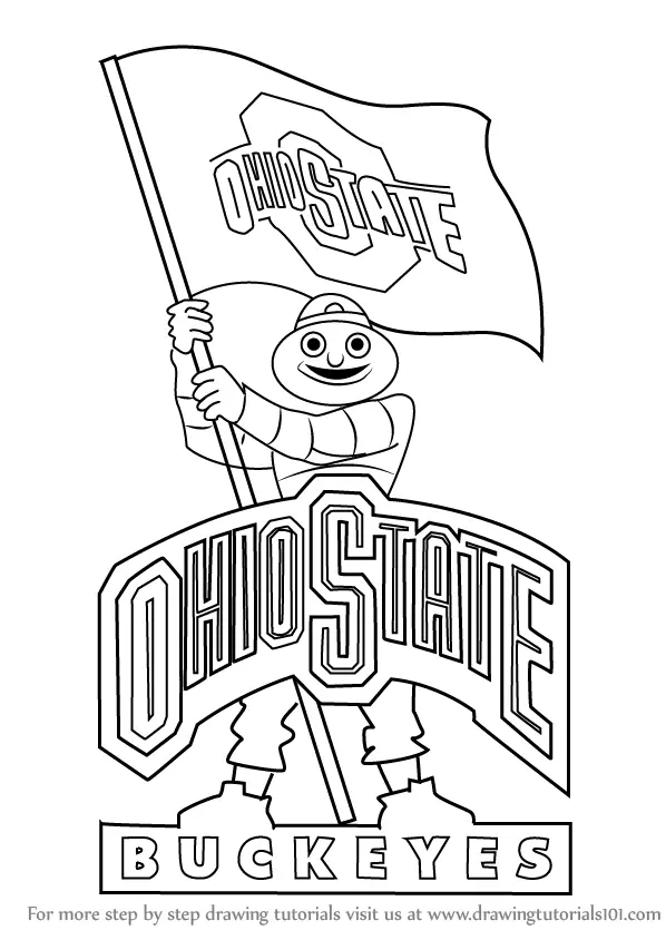 ohio state coloring pages for kids - photo #7