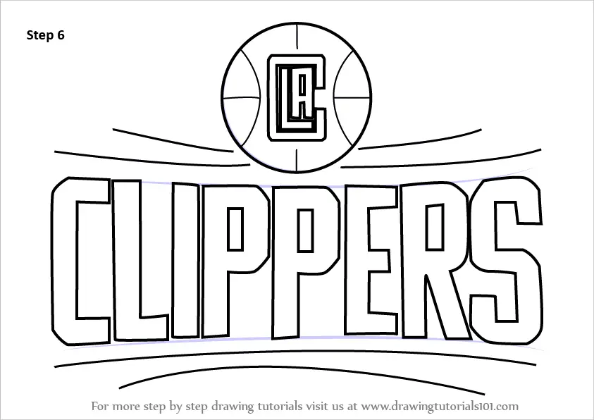 la clippers coloring pages - photo #9