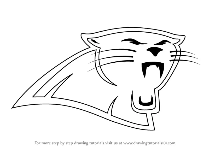 panthers logo coloring pages - photo #6