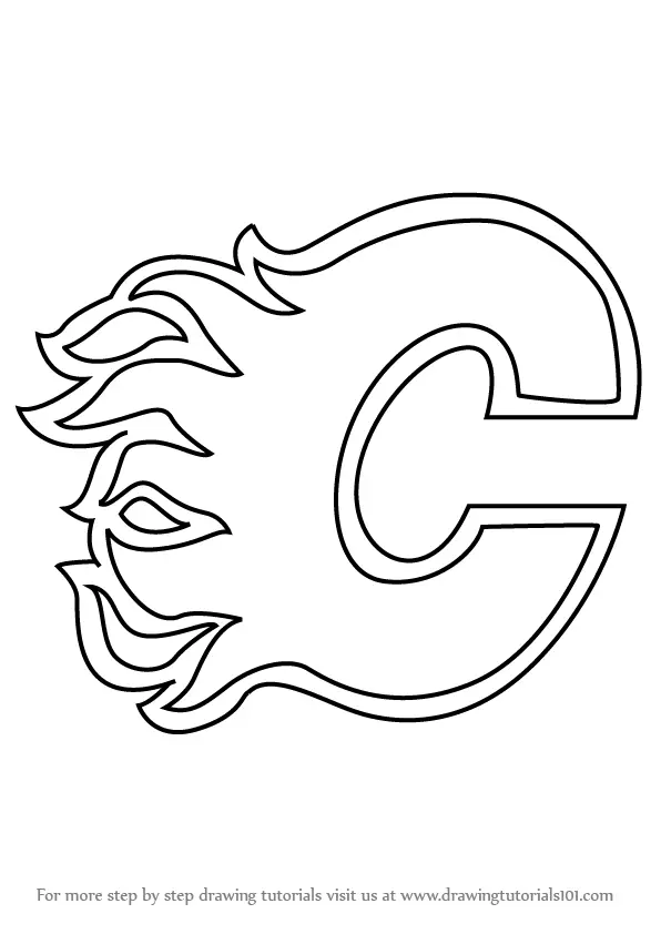 calgary flames coloring pages - photo #3
