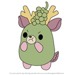 How to Draw Huff the Deer from Pikmi Pops