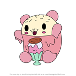 How to Draw Neopolitan the Guinea Pig from Pikmi Pops