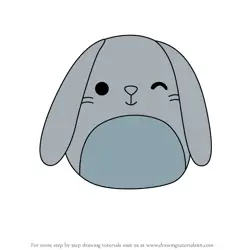 How to Draw Bastian the Bunny from Squishmallows