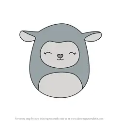 How to Draw Berry the Lamb from Squishmallows