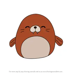 How to Draw Bindy the Walrus from Squishmallows