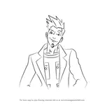 How to Draw Larry Butz from Ace Attorney