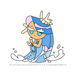 How to Draw Sea Fairy Cookie from Cookie Run Kingdom